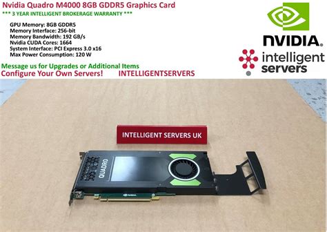 Nvidia Quadro M Gb Gddr Graphics Card Ebay