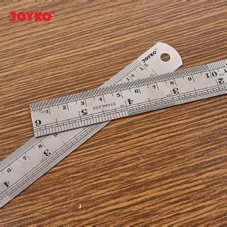 Stainless Steel Ruler Penggaris Besi Joyko Rl St Cm Shopee Indonesia