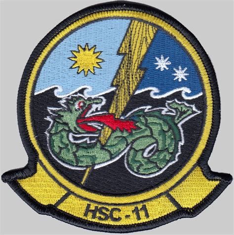 Hsc 11 Dragonslayers Helicopter Sea Combat Squadron Us Navy