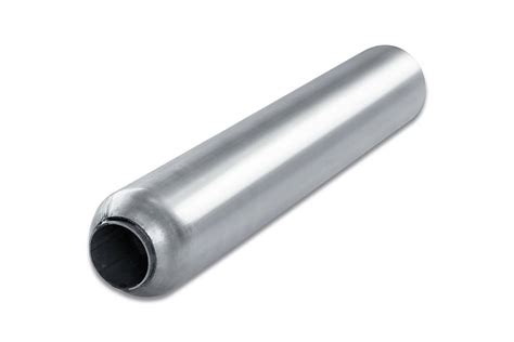 Street Pack - SP3522B 3.5" Blank Round Body Muffler - 2" Center In / 2" Center Out