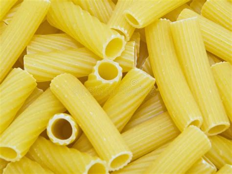 Long Hollow Tube Shaped Pasta Stock Photo Image 12919914