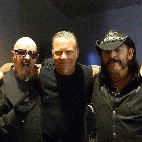 Rob Halford James Hetfield And Lemmy Kilmister Lemmy Kilmister