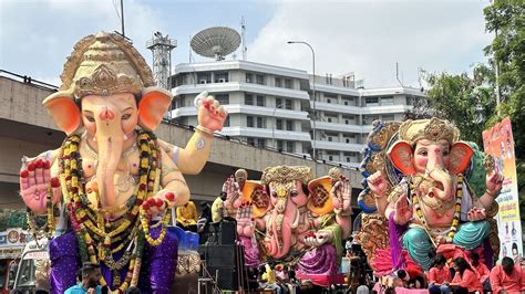 Big Ganapati Shobha Yatra Ganesh Nimajjanam In Tank Bund Ganesh