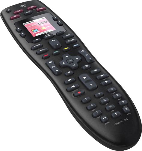 Customer Reviews Logitech Harmony 665 10 Device Universal Remote Black 915 000293 Best Buy