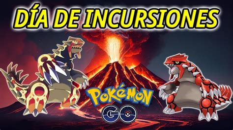 Día de incursiones de Groudon primigenio en Pokémon GO YouTube