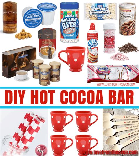 Setting Up An Easy Hot Cocoa Bar Love From The Oven