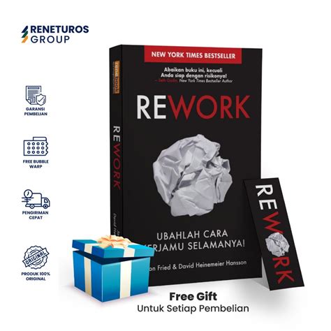 Jual Rene Turos Buku Motivasi REWORK Ubahlah Cara Kerjamu Selamanya