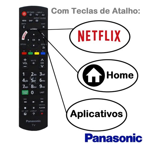 CONTROLE REMOTO PANASONIC SMART TC 32AS600B TC 32CS600B TC 40CS600B TC