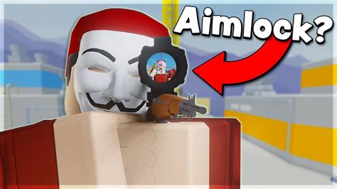 Aimlock Trick In Arsenal 100 Accuracy Roblox Youtube