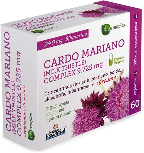 Cardo Mariano Complex Mg C Psulas Con Boldo Milenrama