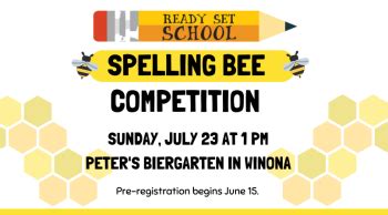 Spelling Bee Competition July 23rd