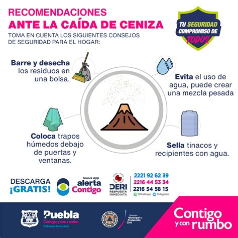 Protección Civil municipal de Puebla emite recomendaciones ante la