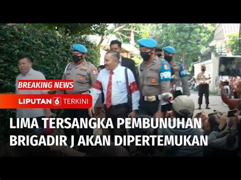 Rekonstruksi Perdana Kasus Pembunuhan Brigadir J Tersangka