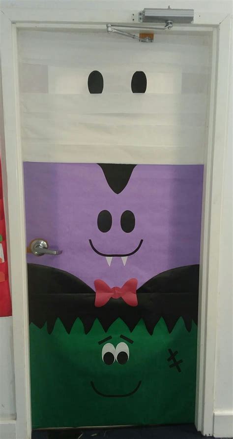 Monster Mashup Halloween Classroom Door Decor Halloween Door Decorations Classroom Halloween