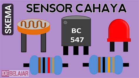 Cara Merangkai Sensor Cahaya Pakai Ldr Rangkaian Sensor Cahaya Dc How To Assemble A Light Sensor