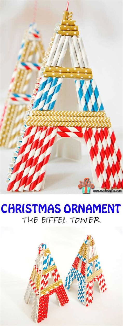 Christmas Ornaments The Eiffel Tower Christmas Ornaments To Make