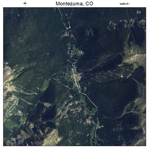 Aerial Photography Map of Montezuma, CO Colorado