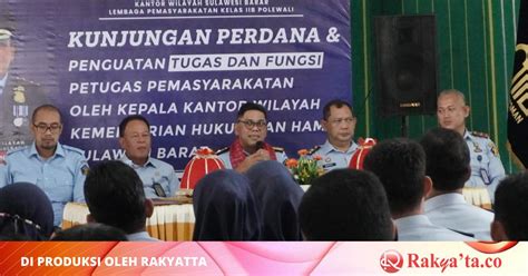 Jajaran Lapas Polewali Diharap Tingkatkan Kedisiplinan Bekerja Sesuai