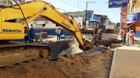 As Obras De Macrodrenagem E Requalifica O De Ruas Como Preparativos Do