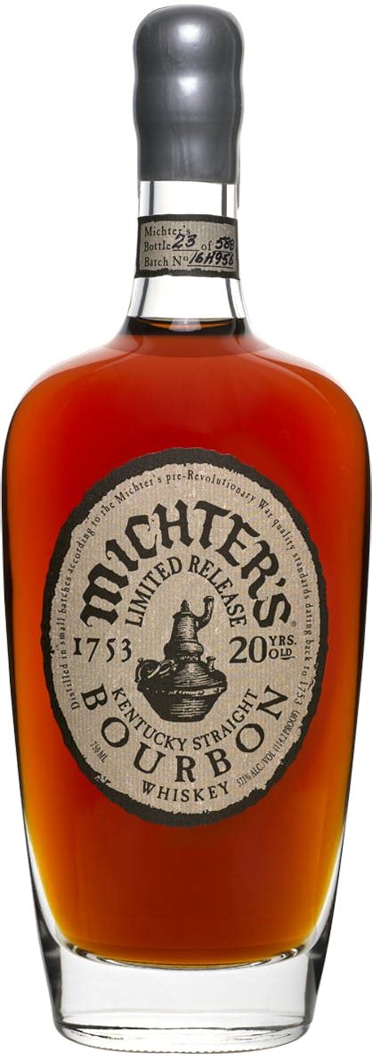 Michter S Single Barrel Bourbon Whiskey 20 Year Old 750ml Vicker S Liquors