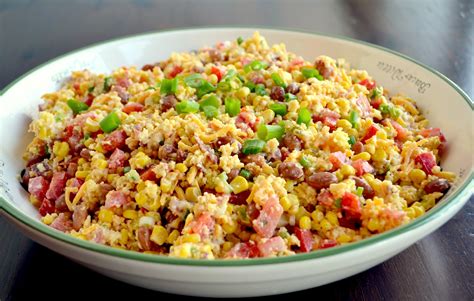 Sunflower Supper Club Cornbread Salad