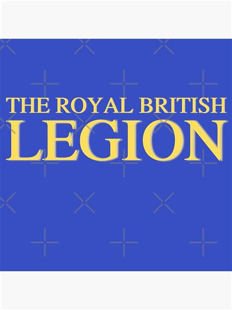 Royal British Legion Logo Poster For Sale By Droomclothingco Redbubble