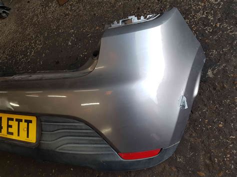 Renault Clio MK4 2013 2019 Rear Bumper Grey Tekng Store Renault