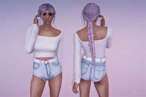 Two Long Braids For Mp Female Gta Mods