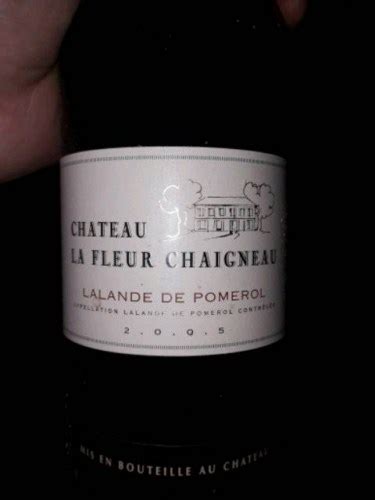 2005 Château la Fleur Chaigneau Lalande de Pomerol Vivino US