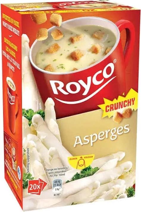 Soep Royco Crunchy Asperges Zakjes Doos A Zak Bol