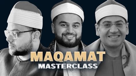 Live Maqamat Masterclass Led By Shaykh Yasir Sharqawi Youtube