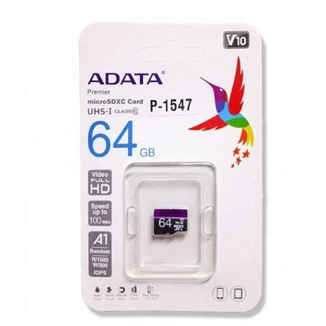 ADATA MICRO SD 64GB V10 5 YEARS At Rs 275 Vidhyut Nagar Jaipur