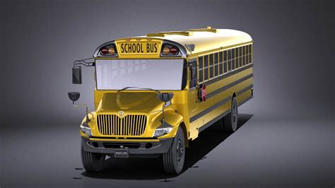 Ic Ce Series Schoolbus 2015 V Ray 3d Model By Squir