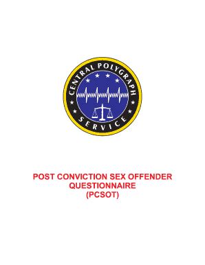 Fillable Online POST CONVICTION SEX OFFENDER Fax Email Print PdfFiller