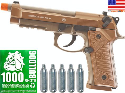 Airsoft Pistol Umarex Beretta M9a3 Full Auto Co2 Blowback 1k Bulldog