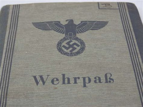 WW2 German Army Issue Nazi Wehrpass