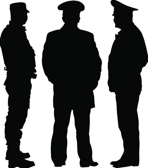 Law Enforcement Silhouette Stock Vectors Istock