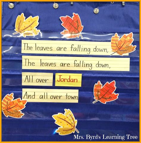 Fall Kindergarten Songs