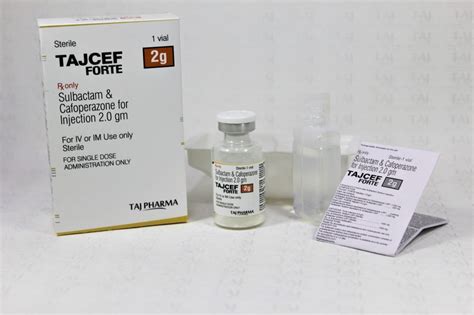 Cefoperazone And Sulbactam For Injection 2gm TAJCEF FORTE