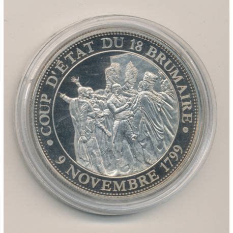 Médaille Coup d état du 18 brumaire 9 novembre 1799 Collection