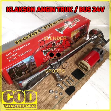 Jual Klakson Angin Mobil Truk Bus Corong V Dinamo Air Horn