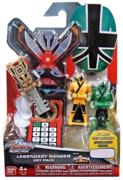 Power Rangers Super Megaforce Legendary Ranger Key Pack Exclusive Roleplay Toy Samurai Yellow