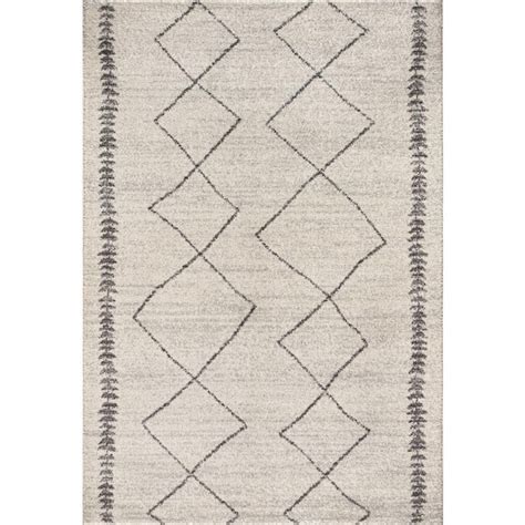 Jonathan Y Zaina Moroccan Beni Souk Cream Gray Ft X Ft Area Rug