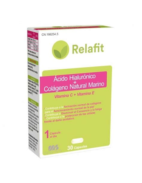 Relafit Col Geno Acido Hialur Nico Capsulas Todalafarmacia