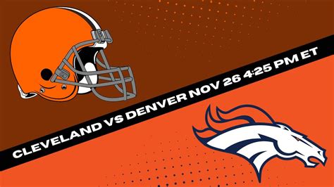 Cleveland Browns Vs Denver Broncos Prediction And Picks Nfl Picks