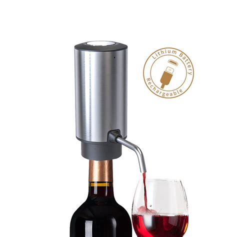 New 2023 T One Touch Electric Wine Aerator Pourer Corkscrew Bottle Opener Kit Automatic