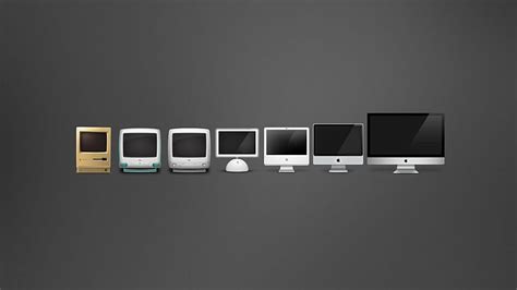 HD wallpaper: evolution, minimalism, gray background, computer, Apple ...