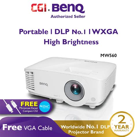 BenQ MW560 4000lms WXGA Meeting Room Projector Shopee Malaysia