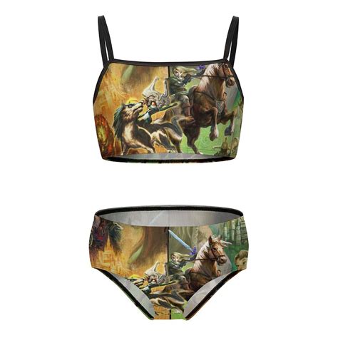 The Legend Of Zelda Girls Bikini Swimsuits Two Piece Beach Bathing Suit Swimwear Y Cm