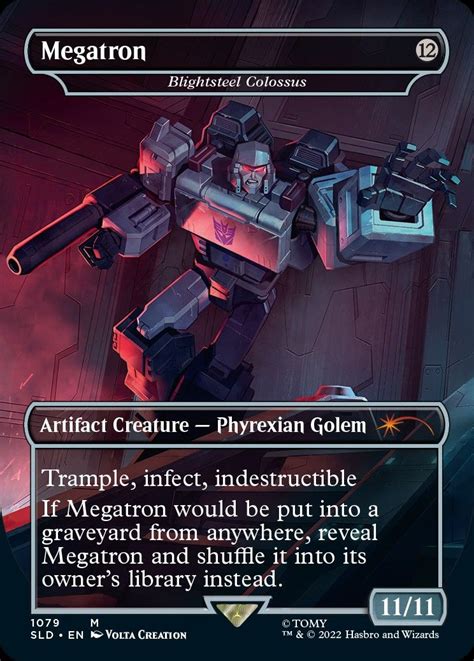 Mtg Secret Lair Transformers Optimus Prime Vs Megatron Sealed